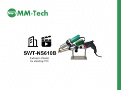 SWT-NS610B Demonstracja spawania pistoletem spawania przez wytłaczanie, bezproblemowe spawanie materiałów o grubości 5-30 mm