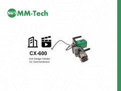 220V CX600 Geomembranowa maszyna do spawania na gorąco 1,4 Kw