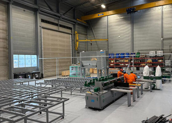 Spawarka do płyt HDPE SWT-PH6000 do produkcji dużych zbiorników do hodowli łososia w Norwegii
