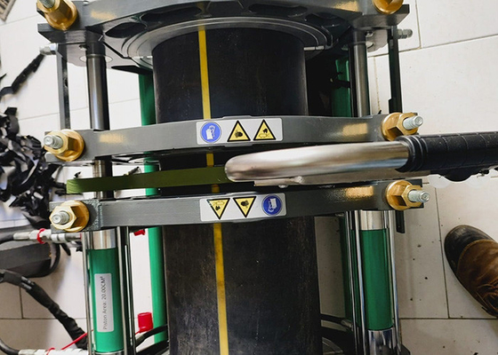Hydrauliczna zgrzewarka doczołowa z polipropylenu Hdpe z zegarem