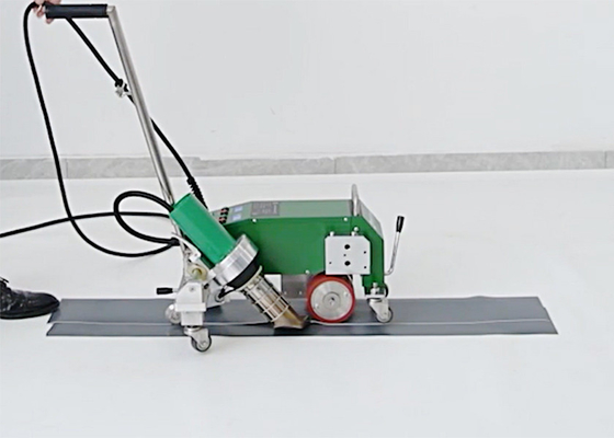 Zgrzewarka do plandek PVC na gorące powietrze 20V 4200W, zgrzewanie zakładkowe