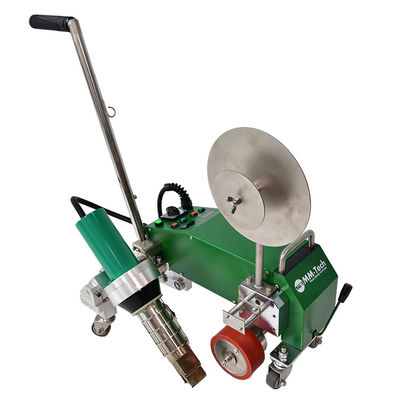 Zgrzewarka taśmowa SWT-MAT2 do banerów na gorące powietrze ze wzmocnieniami