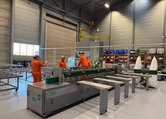 6M zgrzewarka doczołowa do płyt do produkcji zbiorników HDPE do hodowli łososia pod wodą w Norwegii