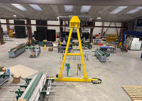 Spawarka do płyt HDPE SWT-PH6000 do produkcji dużych zbiorników do hodowli łososia w Norwegii