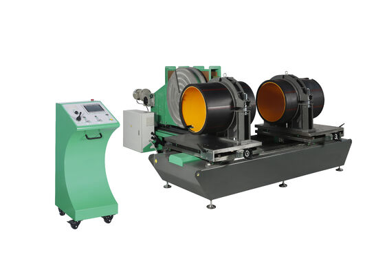 Warsztatowa zgrzewarka doczołowa do rur HDPE PP 315-630mm zasilana 380V i sterowaniem PLC