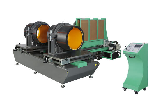 Warsztatowa zgrzewarka doczołowa do rur HDPE PP 315-630mm zasilana 380V i sterowaniem PLC