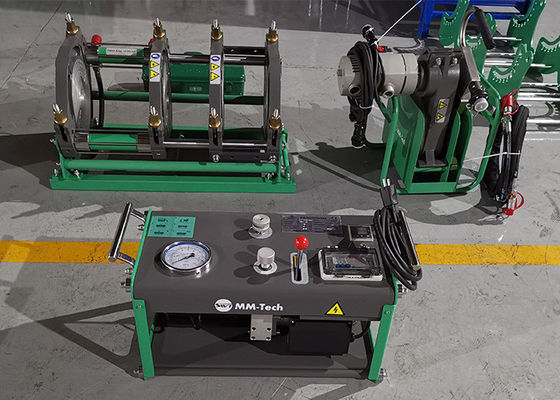 Hydrauliczna zgrzewarka doczołowa PE PVDF, sprzęt do spawania rur 4,25 kW