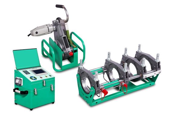 Spawanie tworzyw sztucznych Maszyna do zgrzewania doczołowego rur HDPE 90 mm-250 mm