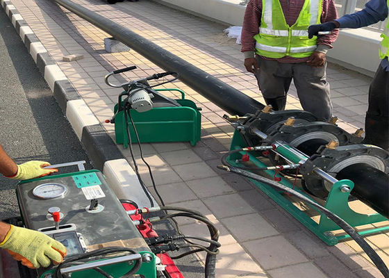 Rura gazowa z polietylenu HDPE Ręczna zgrzewarka doczołowa