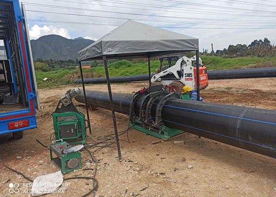315mm Hdpe Łączenie rur Hydrauliczna spawarka doczołowa Niski poziom hałasu