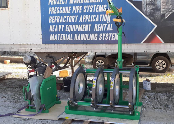 315mm Hdpe Łączenie rur Hydrauliczna spawarka doczołowa Niski poziom hałasu