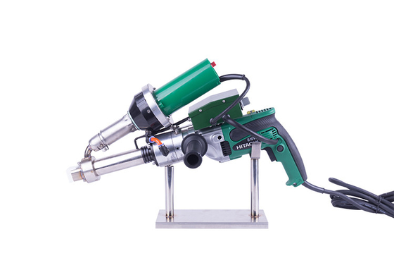 110V Wylotowy pistolet do spawania przez wytłaczanie na gorący powietrze do wypełniania stawów z prętem 4 mm do plastiku PP PE